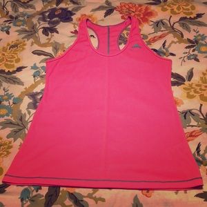 Hot Pink Adidas Athletic Tank